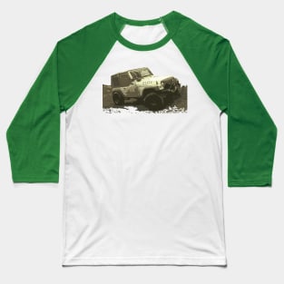 TJ Jeep Dixie Off Road Baseball T-Shirt